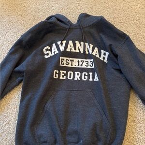 Savannah Georgia Gray Hoodie